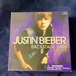 Justin Bieber Backstage Pass Board Game